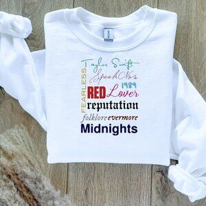 Taylor Swift Albums sweathshirt